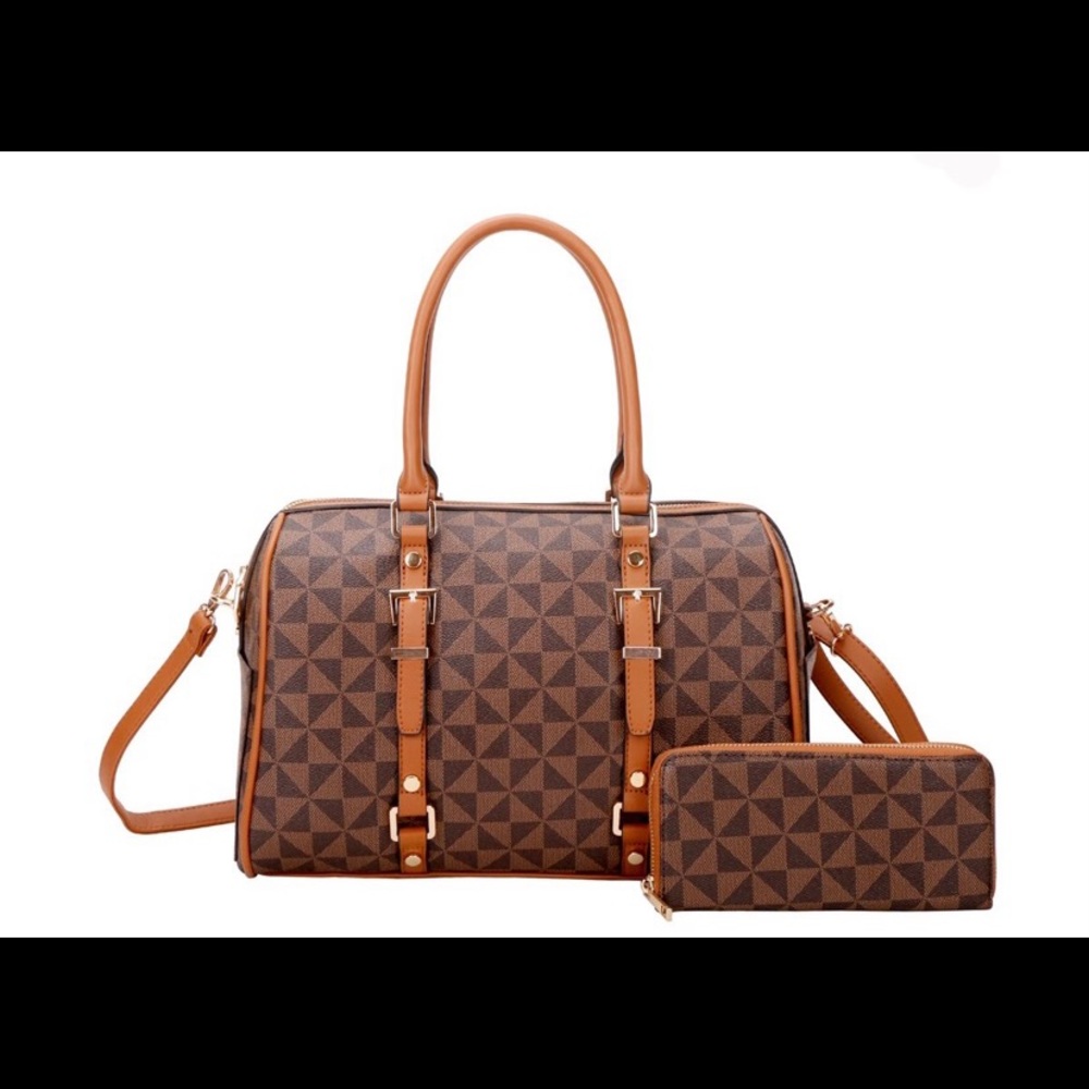Designer Inspired 2-IN-1 Satchel